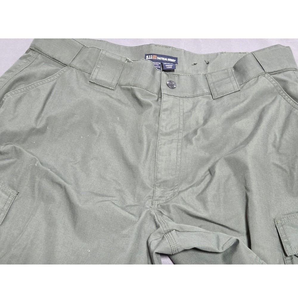 5.11 Tactical Cargo Pants Mens 39x Long XL Olive Green Ripstop Utility Workwear